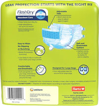 New! Hartz® Comfitables® Disposable Dog Diapers, Size XL 5 count, Comfortable & Secure Fit, Easy to Put On, Super Absorbent Male and Female Diaper
