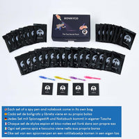 BONNYCO Invisible Ink Pen and Notebook Pack of 16 Party Favors - Spies - Pack 32 - image 3
