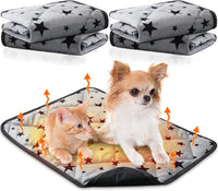 4 Pack Self Warming Cat Bed - Gray / 24'' X 35'' / Rectangle