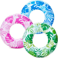 JOYIN Donut Pool Float 32” - Tropical Leaves