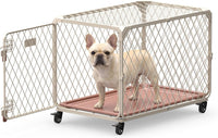 30 Inch Diamond Mesh Dog Crate for Small Dogs - 30.0"L x 19.0"W x 20.0"H - image 2