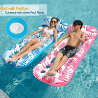 Jasonwell Inflatable Pool Float Lounge - Blue & Rose / 2 - image 3