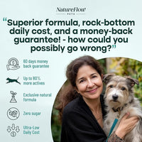 Joint Supplement for Dogs, Power of Nature Made in USA, Up to 100 Days, Unique Formula: Green-Lipped Mussel, Glucosamine, Chrondroitin, MSM, Devils Claw, Hip and Joint Supplement, All Breeds - 50 ct