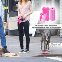 Retractable Dog Leash, 10 FT Dog Leash for Small Medium Dogs up to 22lbs, Pet Tape with Anti Slip - 10ft (for Dogs Up to 22lbs) / Pink - image 3