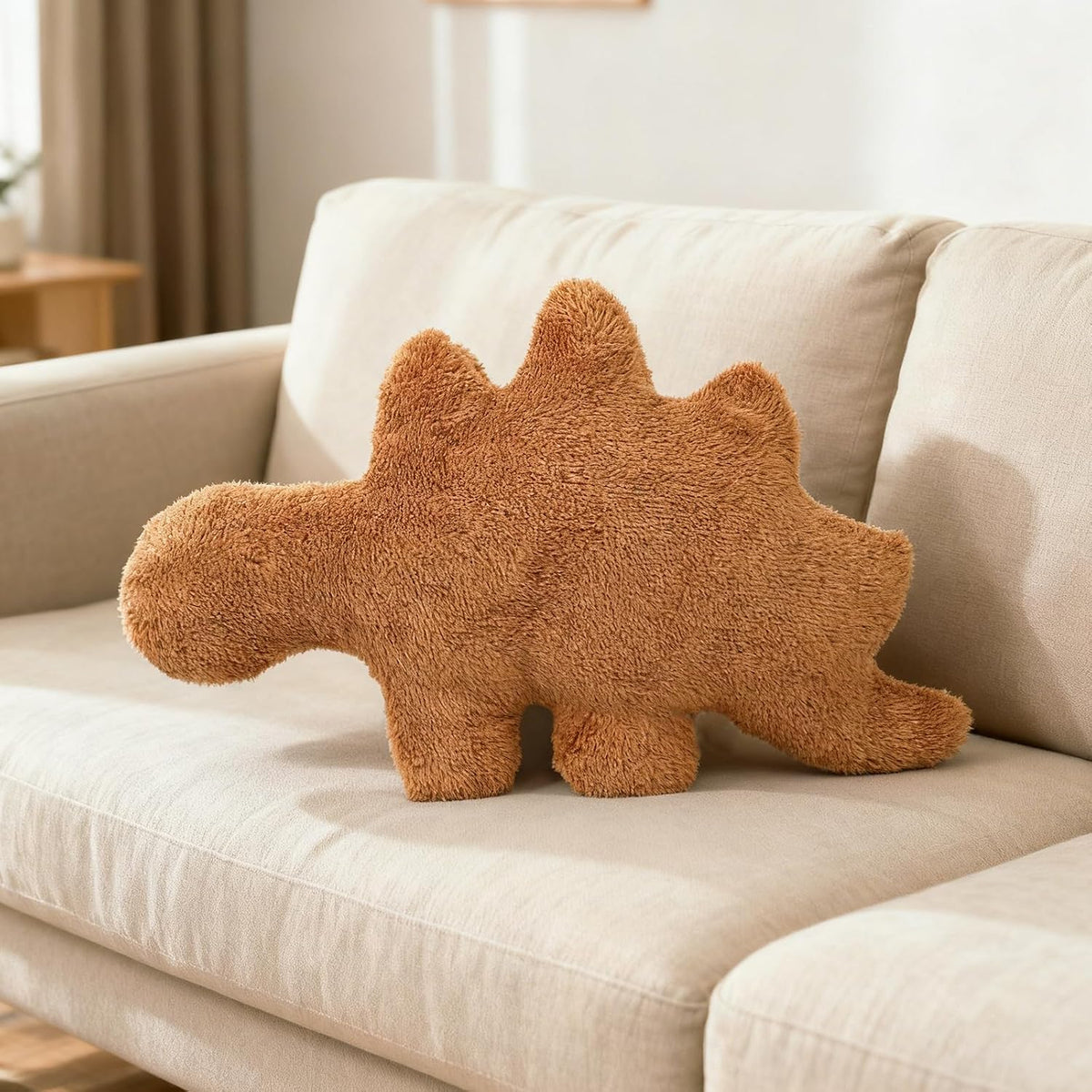 Isaacalyx Dino Nugget Pillow, Dinosaur Theme Party Decorations - Stegosaurus / Large - image 2