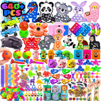 Kiss Monkey 640 PCS Party Favors for Kids, Fidget Toys Bulk