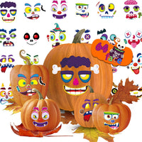 60 Pack Large Pumpkin Stickers - style 1