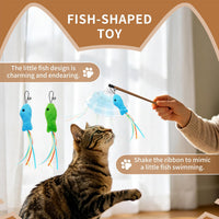 Upgraded 2.36 Inch Large Interactive Cat Toys Ball for Indoor Cats - Multicolor - image 3
