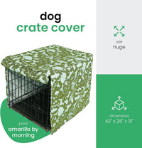 Molly Mutt Tan Dog Crate Cover, Non-Toxic & 100% Cotton - Amarillo By Morning / 42.0"L x 28.0"W x 31.0"H - image 2