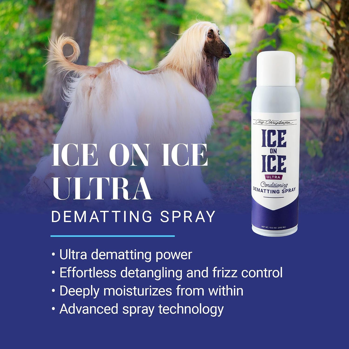 Chris Christensen Ice On Ice Ultra Conditioning Dematting Spray - image 3