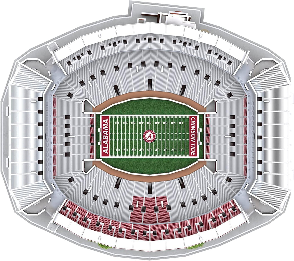 Pro-Lion 3D Jigsaw Puzzle of Michigan Wolverines Stadium 106 Pieces - Alabama Crimson Tide - image 4