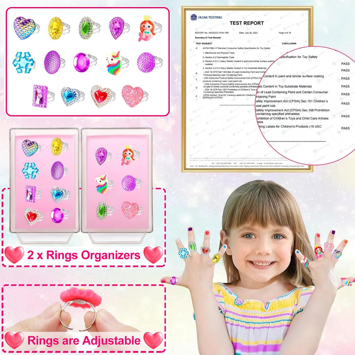 Jewelry Toys-for-Girls, Toddler Girl Toys Age 6-8 - Purple - image 2