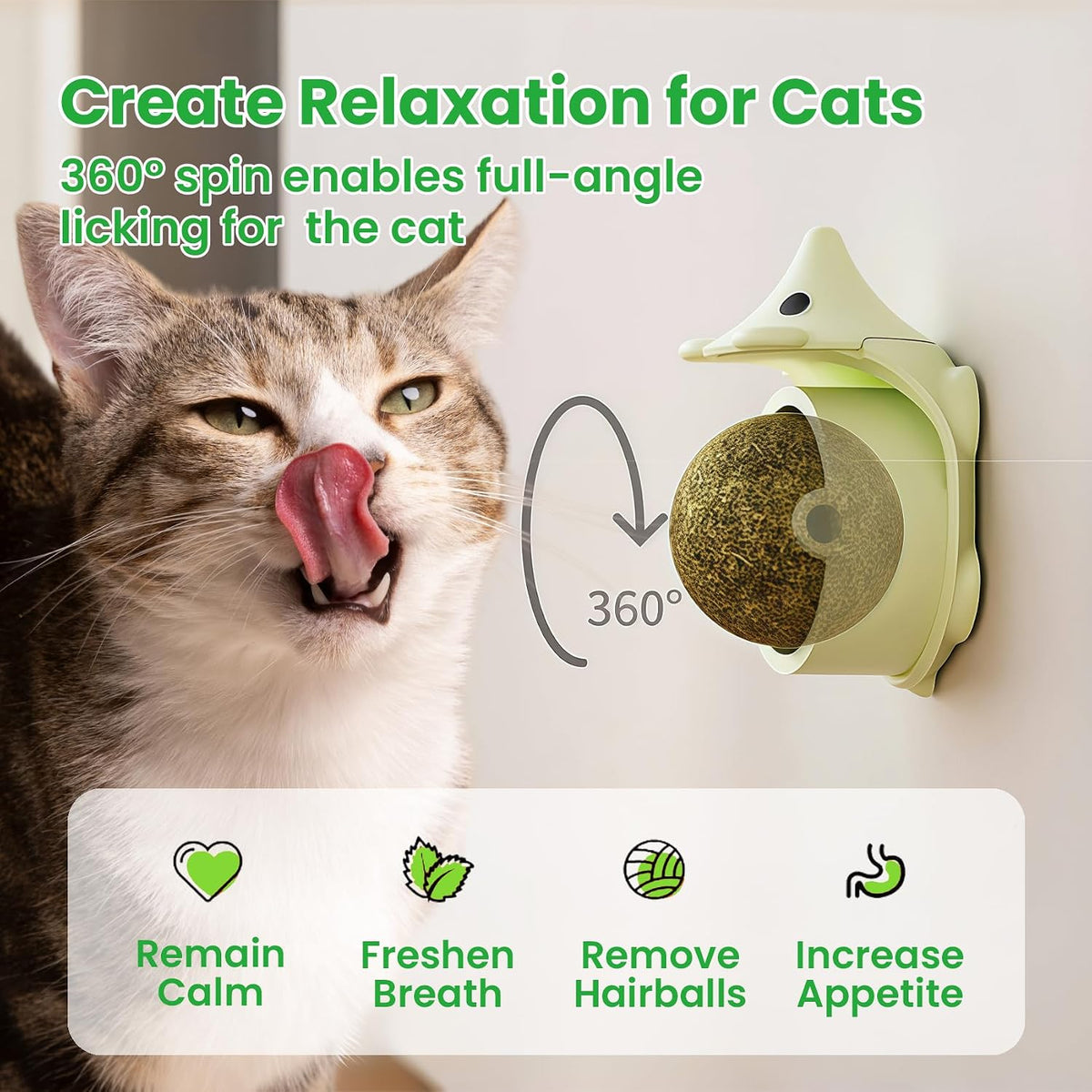 Catnip Toys with 6 Refill Catnip Balls & 3 Massage Shells – Essentials for Cats - image 3