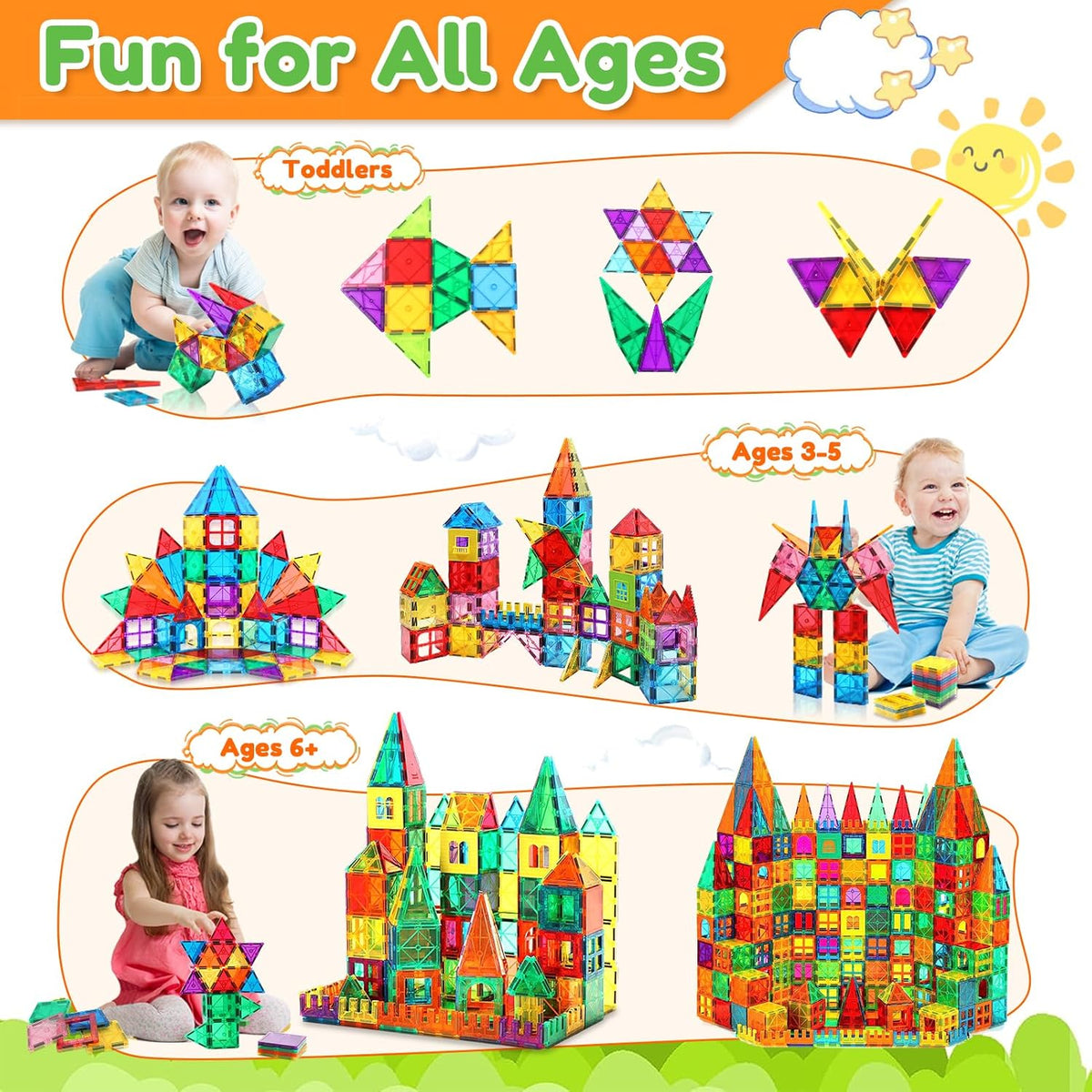 Magnetic People Figures for Kids - 100Pcs - image 3