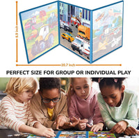 Magnetic Puzzles for Toddlers 3-5 - 8. Transport 24 Pcs Magnetic Puzzles - image 3