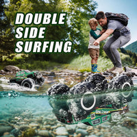 Calefwe amphibious RC monster truck with brick-built shell and gesture control watch - view 9