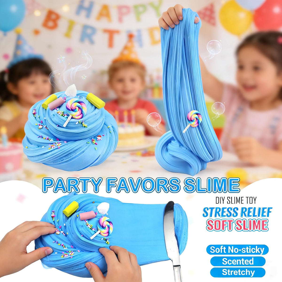 ZONEWAY 7 Pack Cake Butter Slime Kits - 7-pack - image 4