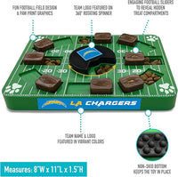Pets First NFL Los Angeles Chargers Puzzle Toy - Interactive Dog Puzzle Treat Toy