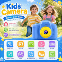 Desuccus Kids Camera for Ages 3-12 - Blue - image 3