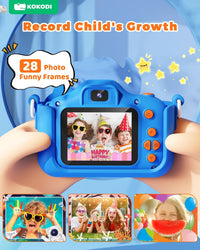 KOKODI Kids Camera Toy Digital Camera for Kids - Dinosaur-Blue - image 3