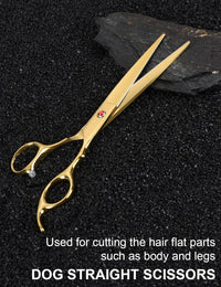 Dog Grooming Scissors Kit - Gold 3 Piece / 3 - image 2