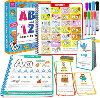 Preschool Kindergarten Workbook, Letter Number Tracing, Ages 3-6 – Fun for Kids & Family - Learn to Write