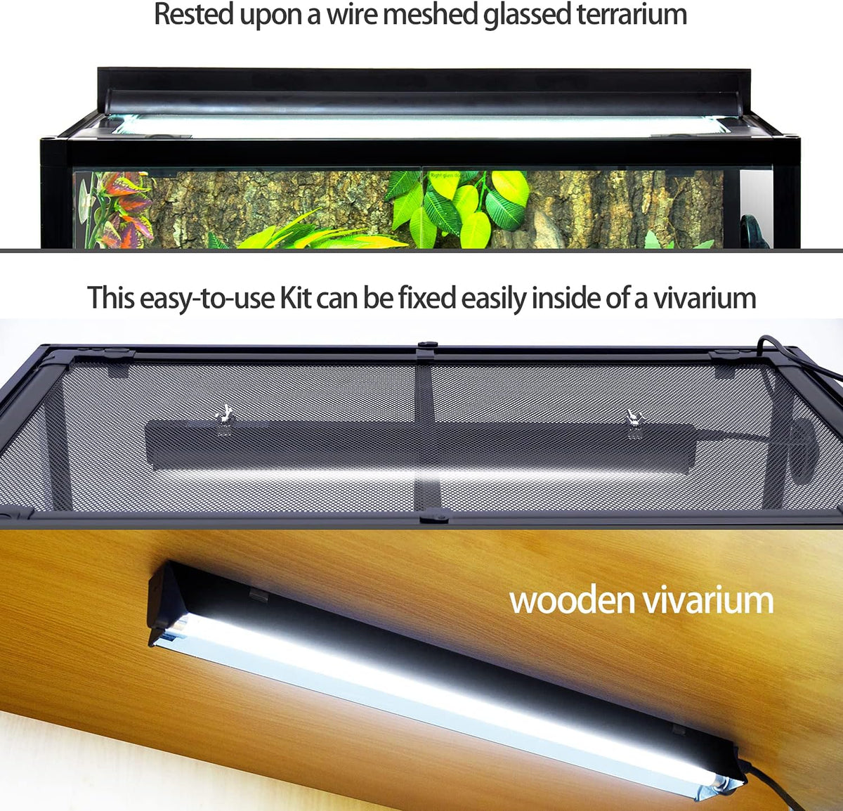 REPTI ZOO T5 HO UVB Lighting Combo Kit - 24.0 Watts - image 3