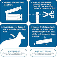 Amazon Basics Flea and Tick Topical Treatment for Medium Dogs (23-44 Pounds), 3 Count (Previously Solimo)