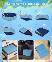 EPN Foldable Dog Pool with Sprinkler - 97 IN - image 4