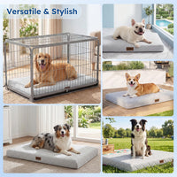 ZOMISIA Cooling Dog Bed for Crate - Grey / 47x29"(XXL-Crate) - image 3