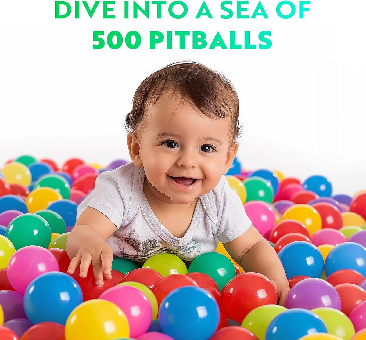 Playz Crush Proof Ball Pit Balls 50 Count - 500 Balls - image 4