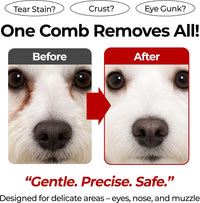 Facial Grooming Comb – Essentials for Dogs - 2 Count (Pack of 1) - image 3