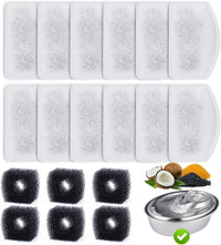 12 Pack Replacement Filters for D60 100oz/3L Automatic Pet Fountain - For 100oz D60