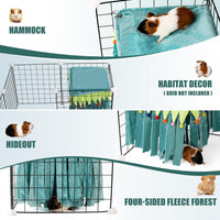 Guinea Pig Hideout, Guinea Pig Corner Hideout - Green / 15.1"L x 16.1"W x 10.2"Th - image 2