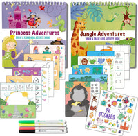 Totebook kids travel activity kit with tethered dry erase markers and ocean theme activity book - view 10