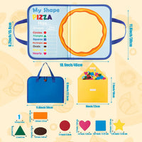 WATINC Travel Felt Board Story Set - Pizza Number - image 2
