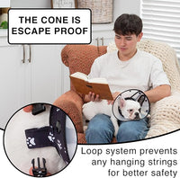 Soft Cone for Cats and Small Dogs - After Surgery Recovery Cat Cones with - Adjustable Non-Irritating Post Operative Comfortable Protective - Cat Cone Collar Soft to Stop Licking