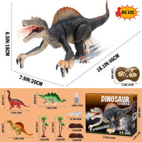 MAMABOO Remote Control Mosasaurus Dinosaur Toys for Boys Kids - Light Brown - image 2