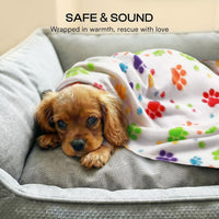 LINENLUX Fleece Dog Blankets 6-Pack - Mix / 45x31 inch (Pack of 6) - image 2