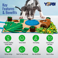 Snuffle Mat for Dogs Large Breed 39.4''x23.6''- Interactive Dog Toys - image 4