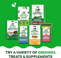 Greenies Weight Management Teenie Dog Dental Chews Weight Control Dog Treats, 27 oz. Pack (96 Treats)