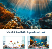 Aquarium Background, Ocean Fish Tank Background - 2 pack / 28x12in - image 4
