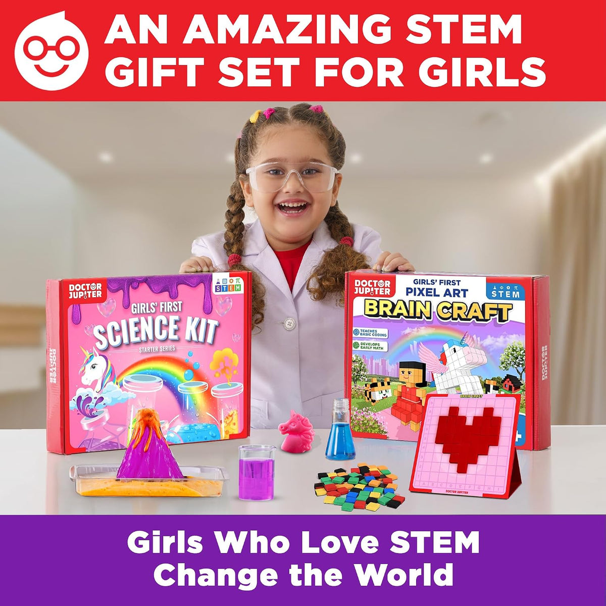 Doctor Jupiter Girls' First Science Experiments Kit for Kids Ages 4+ – Fun for Kids & Family - Amazing Science Gift Set: 5+ - image 2