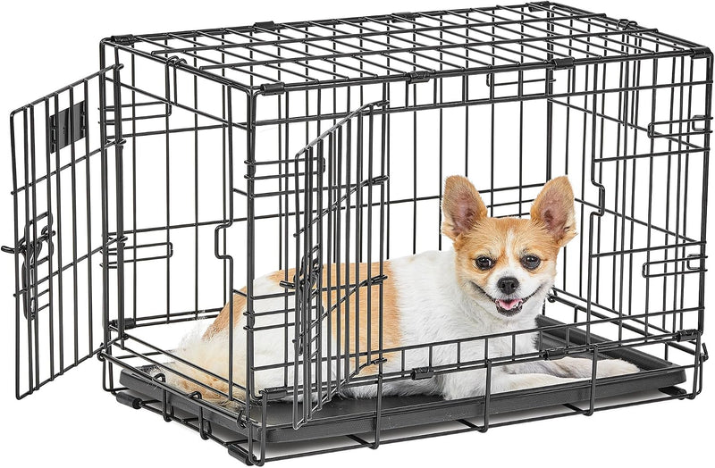 LifeStages by MidWest 36-Inch Double Door Crate, M-L Breeds - Double Door / Fits 22-inch Crate