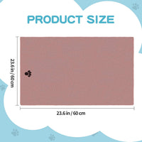 2 Pack Microfiber Dog Towels for Drying Dogs - Brown / 2-Pack - image 2
