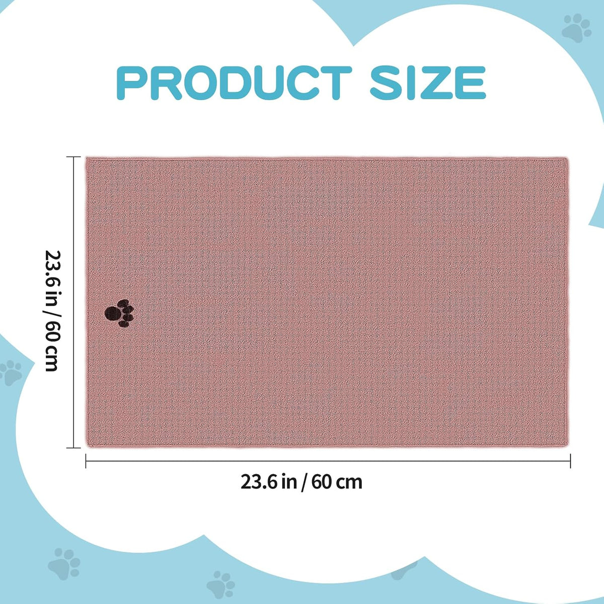2 Pack Microfiber Dog Towels for Drying Dogs - Brown / 2-Pack - image 2