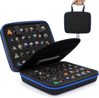 Aoriher 1 Pcs Dice Case with Removable Slotted Tray - Blue