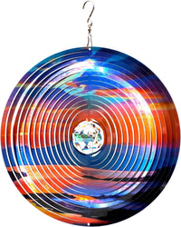 FONMY Wind Spinner Mandala Starry Sky 12 inch 3D Stainless Steel - 12inch / Mgb06