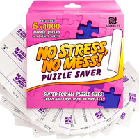 Permanent Adhesive Puzzle Saver Sheets, Preserve 2, No Stress - 36 Sheets