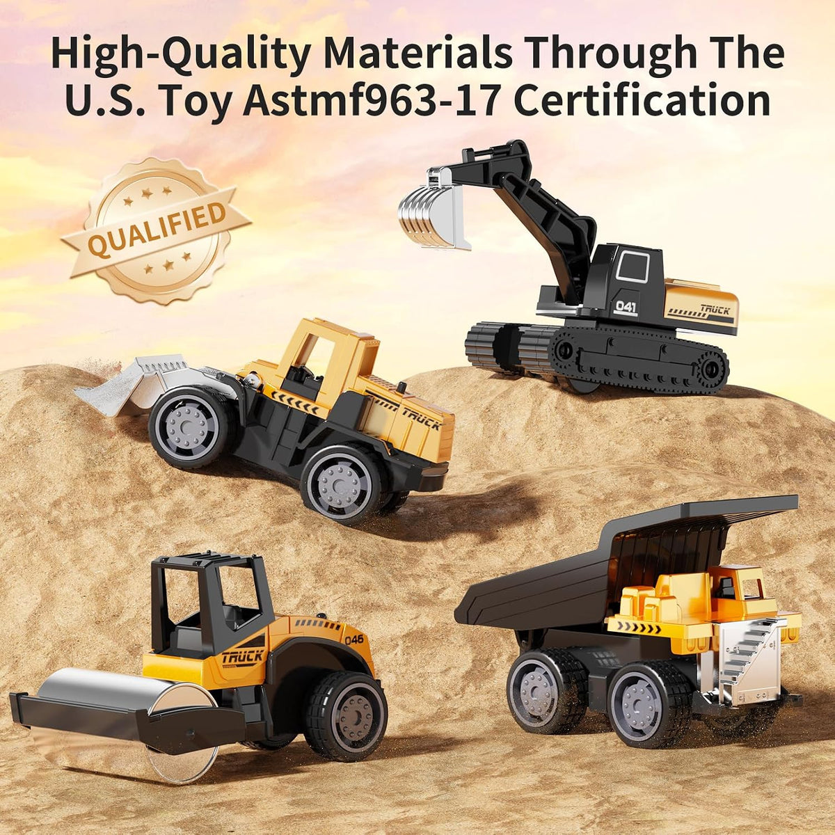 HONGTUO Alloy Mini Construction Vehicles - image 2